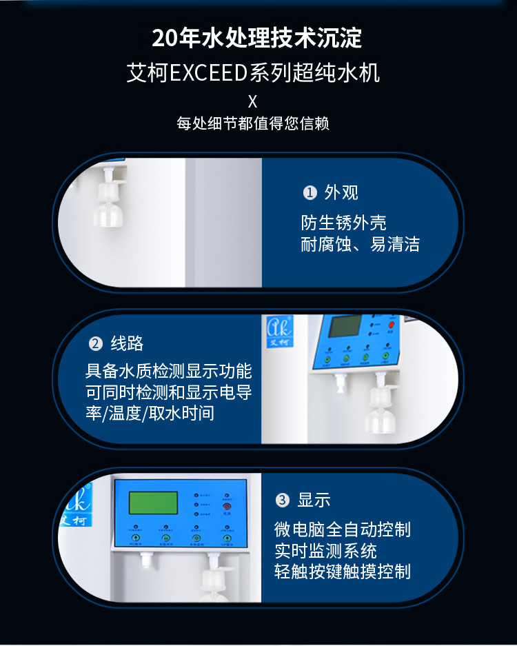 去離子超純水機Exceeds系列插圖7