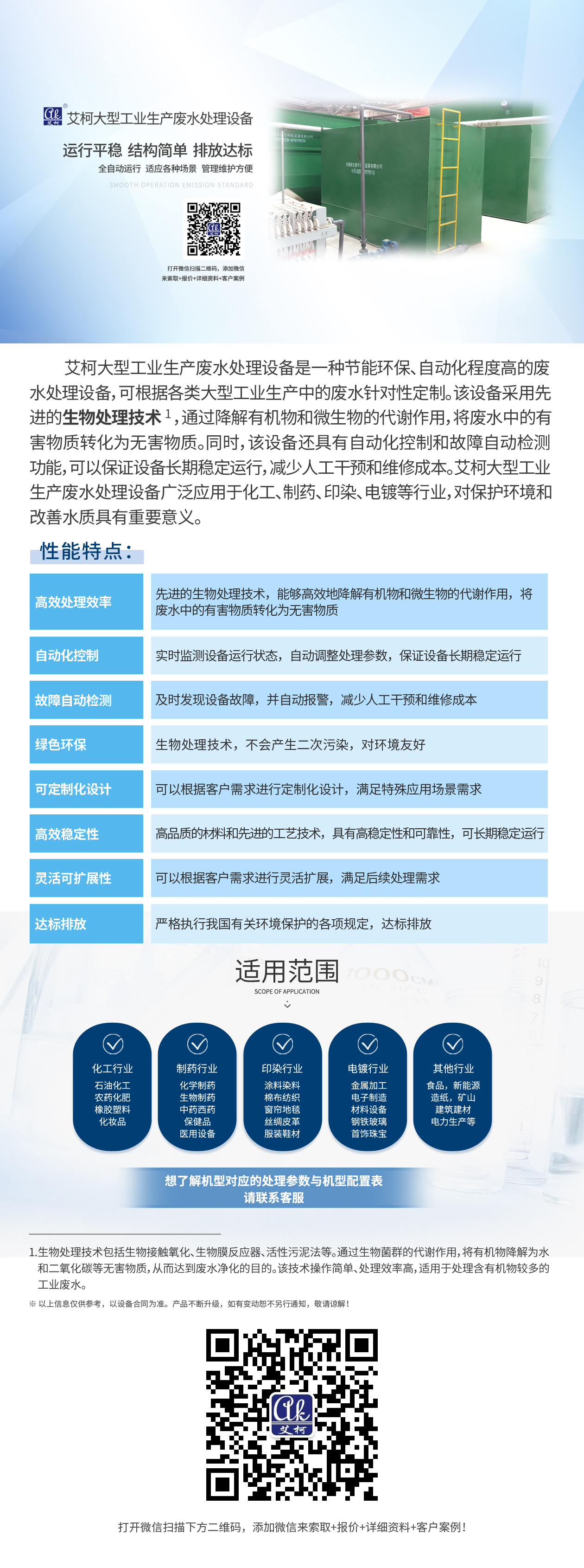 定制各種大型生產廢水處理設備插圖