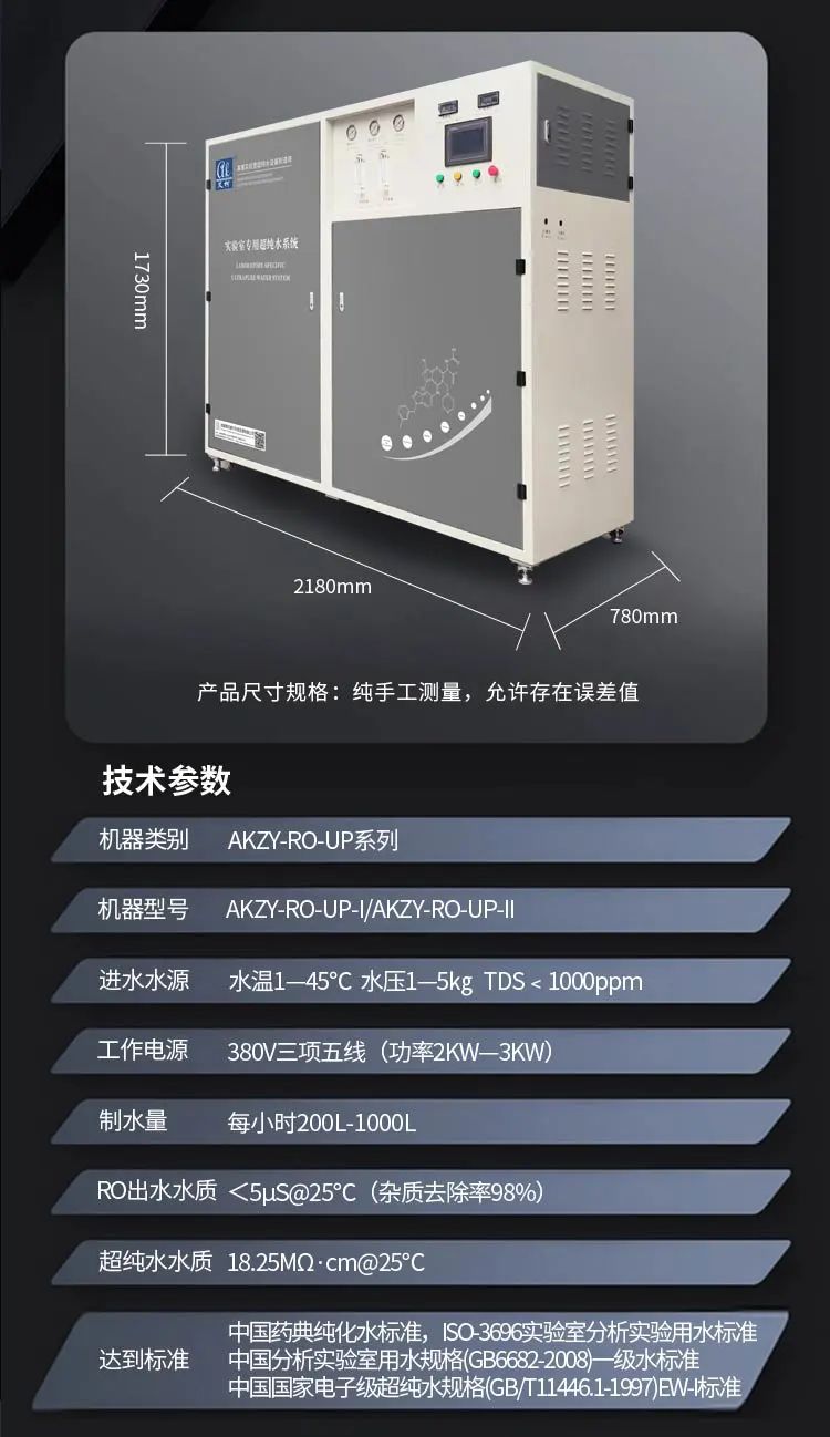 江西豫章師范學院艾柯500L/H中央超純水系統驗收合格交付使用插圖5